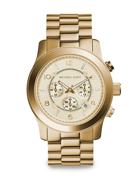 reloj michael kors|michael kors oversized runway watch.